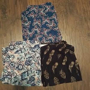 3 OS lularoe leggings